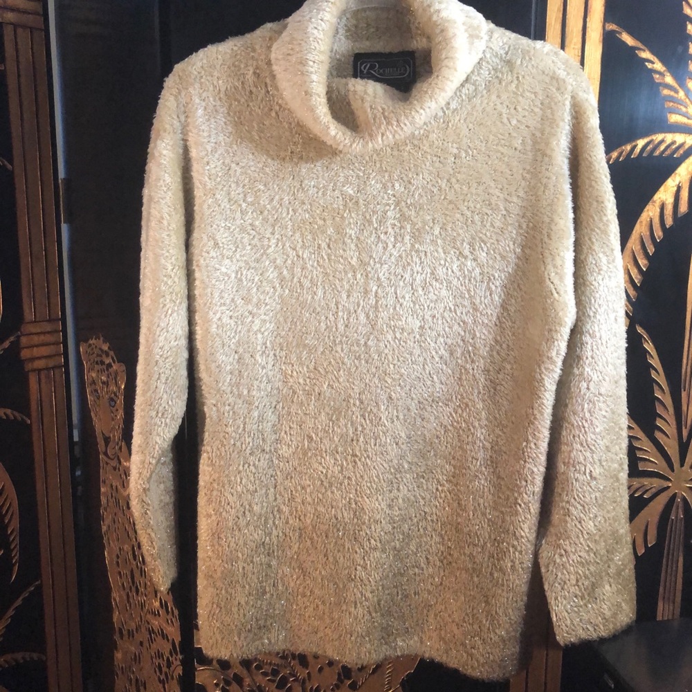 Fawn Glitter Sweater- Size L